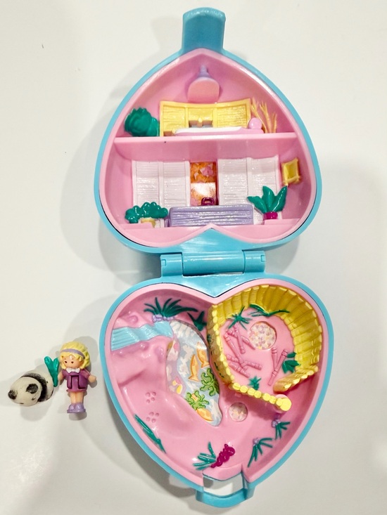 polly pocket Other - Vintage 1993 Polly Pocket Bluebird Toys Pretty Pandas Playset w/ Polly + 1 Panda